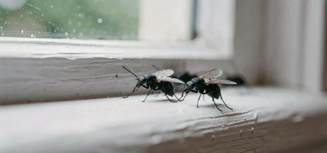 Que signifient l’apparition de petits insectes noirs près des fenêtres de votre maison ?